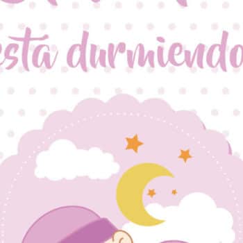 lamina-bebe-infantil-decoracion-cuadro-durmiendo-nina2