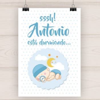 lamina-bebe-infantil-decoracion-cuadro-durmiendo-nino1